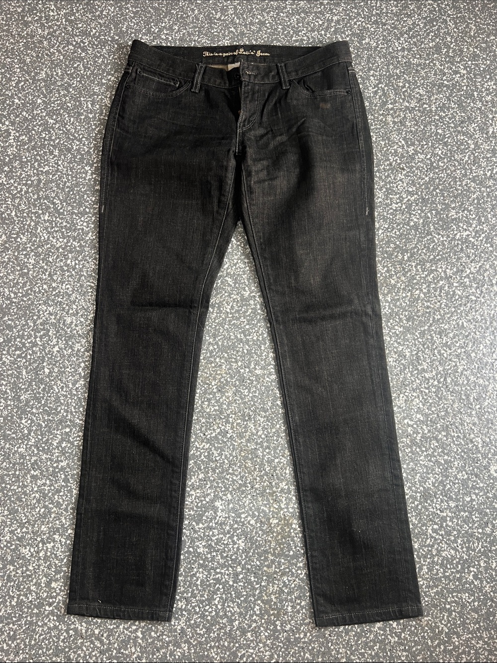 Levi's Women's Skinny Jeans in Black Wash